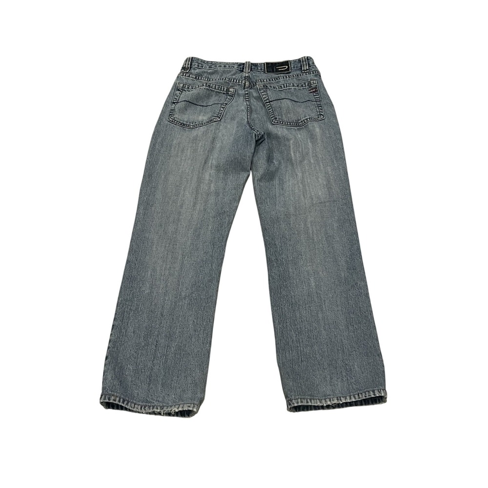 Diesel Industries Men's Straight Blue Washed Denim Jeans Size 30